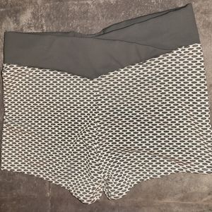 Shein rouched back workout shorts